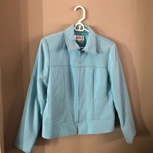 Vintage Studio I Blue Collared Jacket - Size 6